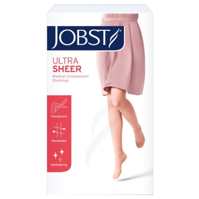 Jobst® UltraSheer Comfort Cl 1 Bas genou pied ouvert Natural M