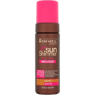 Rimmel Sunshimmer Instant Self Tan Mousse (150ml) - Light Matte
