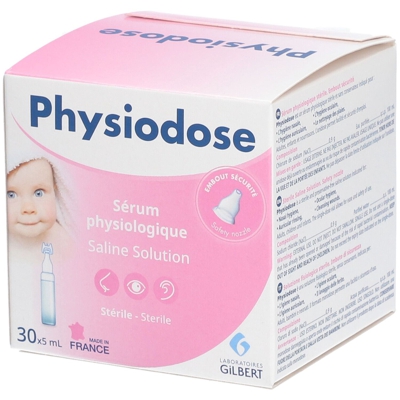 Physiodose Sérum physiologique Nez & Yeux