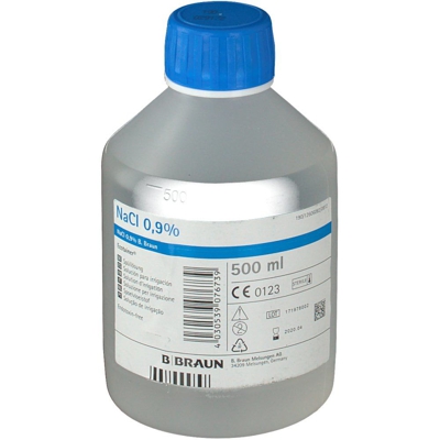 Ecotainer® B. Braun NaCl 0.9% Solution d'irritation