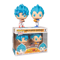 2 PACK GOKU ET VEGETA BASEBALL / DRAGON BALL SUPER / FIGURINE FUNKO POP / EXCLUSIVE SPECIAL EDITION en oferta