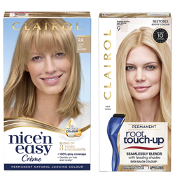 Clairol Nice' n Easy Permanent Hair Dye and Root Touch up Duo (Various Shades) - 9A Light Ash Blonde/9 Light Blonde características