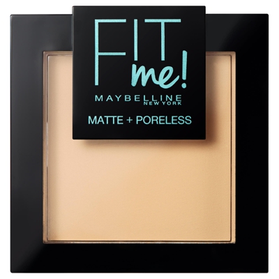 Poudre Ton sur Ton Matifiante Matte + Poreless Fit Me! Maybelline (différentes teintes disponibles) - 115 Ivory