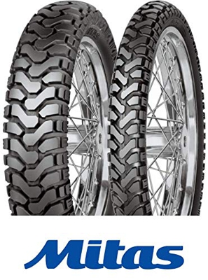 'Mitas E-07 ( 120/90-17 TL 64S roue arrière, Marquage M+S )'