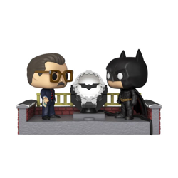 BATMAN WITH LIGHT UP BAT SIGNAL / BATMAN / MOVIES MOMENTS / FIGURINE FUNKO POP precio