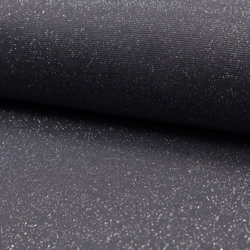 Tissu jersey bord-côte tubulaire lurex gris fonce características