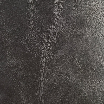 Tissu simili cuir effet vieilli Prima noir