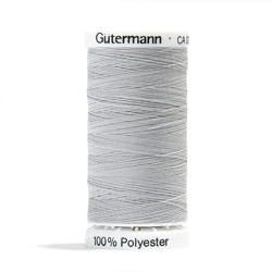 Bobine de fil polyester Gütermann - Gris - Noir características