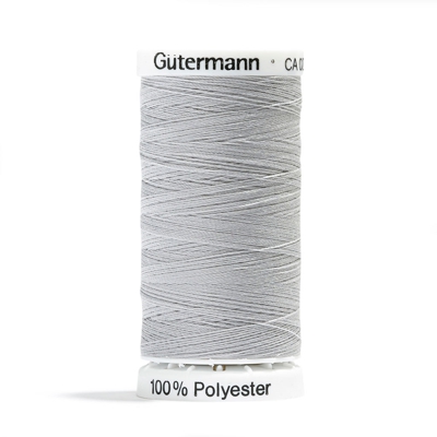 Bobine de fil polyester Gütermann - Gris - Noir