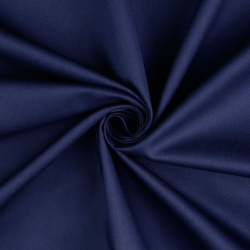 Tissu sergé coton uni bleu marine precio