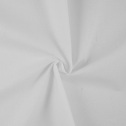 Tissu polycoton uni blanc características