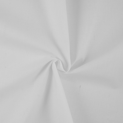 Tissu polycoton uni blanc