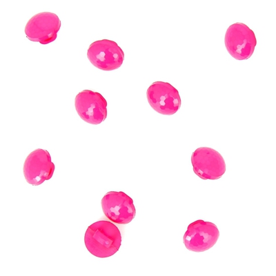 Boutons diamant rose foncé 11 mm