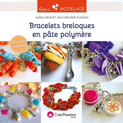 Bracelets breloques en pâte polymère