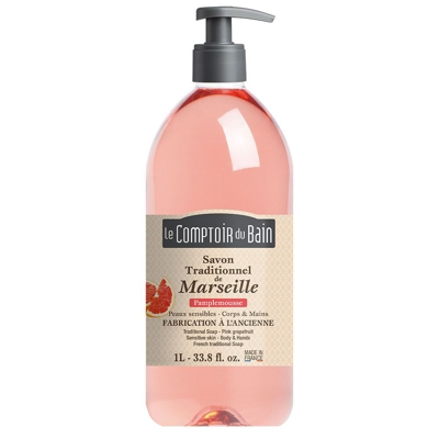 Le Comptoir du Bain Savon Traditionnel de Marseille Pamplemousse rose