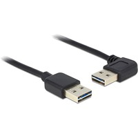 3m USB 2.0 A m/m 90° câble USB USB A Noir