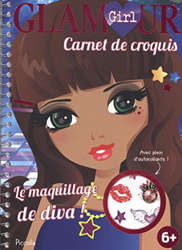 Le maquillage de diva ! : Carnet de croquis en oferta
