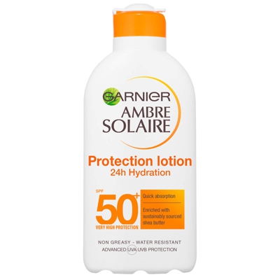 Lait SPF50 Vitamine C Ambre Solaire de Garnier (200ml)