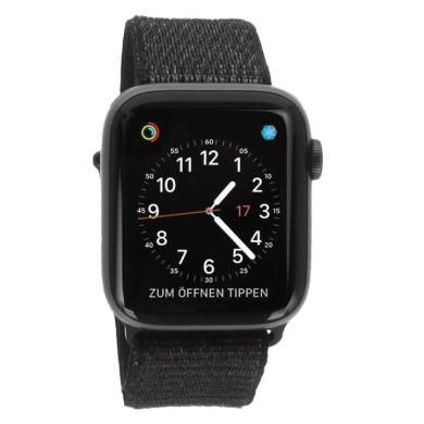 Apple Watch Series 4 - boîtier en aluminium gris 44mm - boucle sport noire (GPS) - très bon état