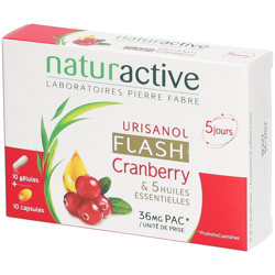Naturactive Urisanol Flash Cranberry características