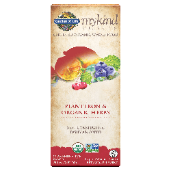 mykind Organics Fer Végétal et Herbes - Canneberge et Citron vert - 240ml precio