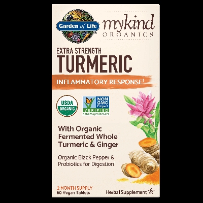 mykind Organics Herbal Curcuma - Extra Puissant - 60 Comprimés