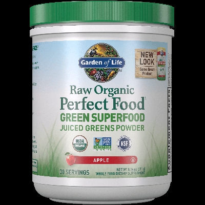 Superaliments Raw Organic Perfect Food Green - Pomme - 231g