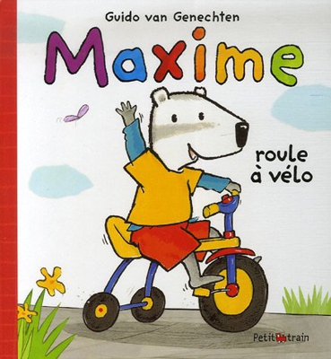 Maxime roule à vélo