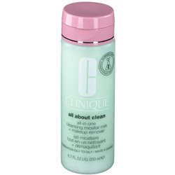 Clinique All-in-One Cleansing Micellar Milk + Makeup Remover mixte à gras en oferta