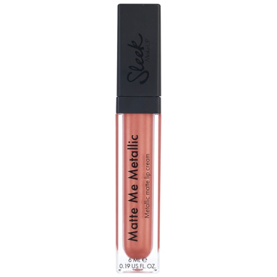 Rouge à lèvres liquide Matte Me Metallic Sleek MakeUP 6 ml (différentes teintes disponibles) - Electroplated Nude
