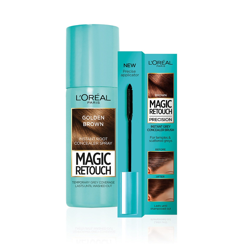 L'Oréal Paris Magic Retouch Golden Brown 75ml & Precision Instant Grey Concealer Brush Set precio