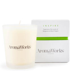 Bougie Inspire AromaWorks 10 cl en oferta