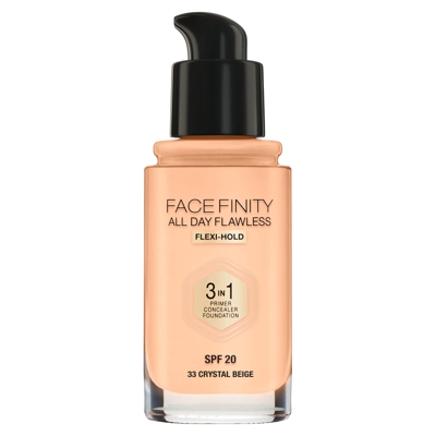 Max Factor Facefinity All Day Flawless Foundation 30ml (Various Shades) - Crystal Beige