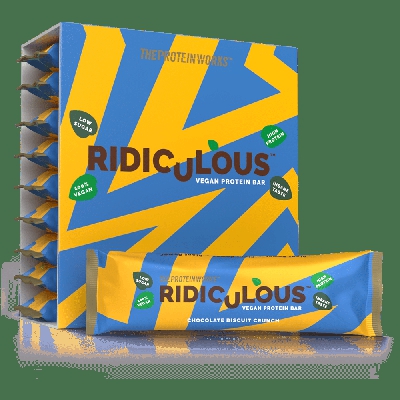 Ridiculous Vegan Protein Bar 18 Pack