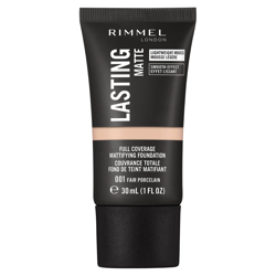 Rimmel London Lasting Matte Foundation 30ml (Various Shades) - 001 Fair Porcelain precio