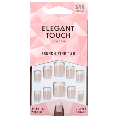 Ongles Manucure Naturelle Elegant Touch – 126 (S) (Pink)