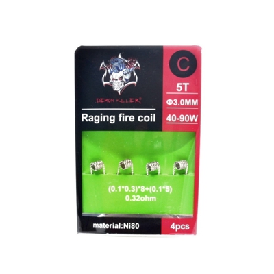 Raging Fire Coil Ni80 par Demon Killer