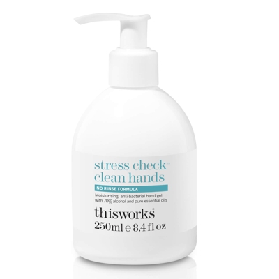 this works Stress Check Clean Hands Gel 250ml