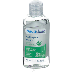 Bactidose Gel Hydroalcolique Hygiène mains Aloe vera precio