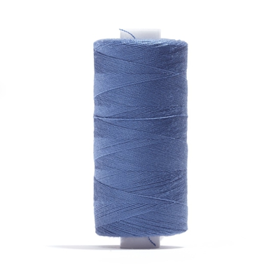 Bobine de fil tous tissus 500 mètres 100 % polyester Bleu