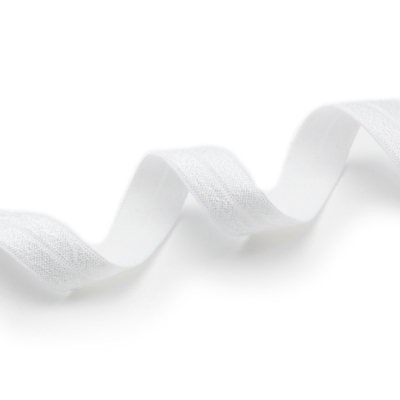 Elastique biais blanc pré-plié