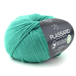 Pelote de laine biocolor turquoise - Plassard en oferta