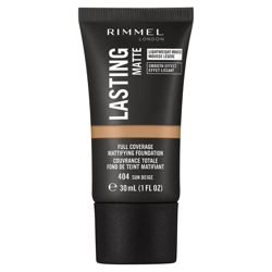 Rimmel London Lasting Matte Foundation 30ml (Various Shades) - 404 Sun Beige precio
