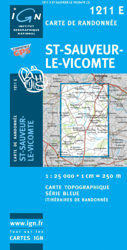 Carte de randonnée : Valognes - St-Sauveur le Vicomte (Série Bleue) en oferta