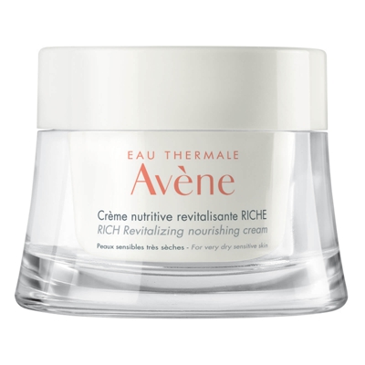 Avène Les Essentiels Rich Revitalizing Nourishing Cream Moisturiser for Dry, Sensitive Skin 50ml