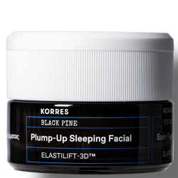 KORRES Black Pine Plump-Up Sleeping Facial 40ml características