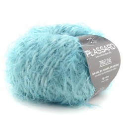 Pelote de laine zibeline bleu moyen - Plassard en oferta