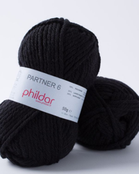 Fil à tricoter Phildar partner noir precio