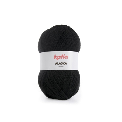 Fil à tricoter Katia Alaska noir
