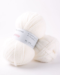 Pelote de laine Phildar Looping craie en oferta